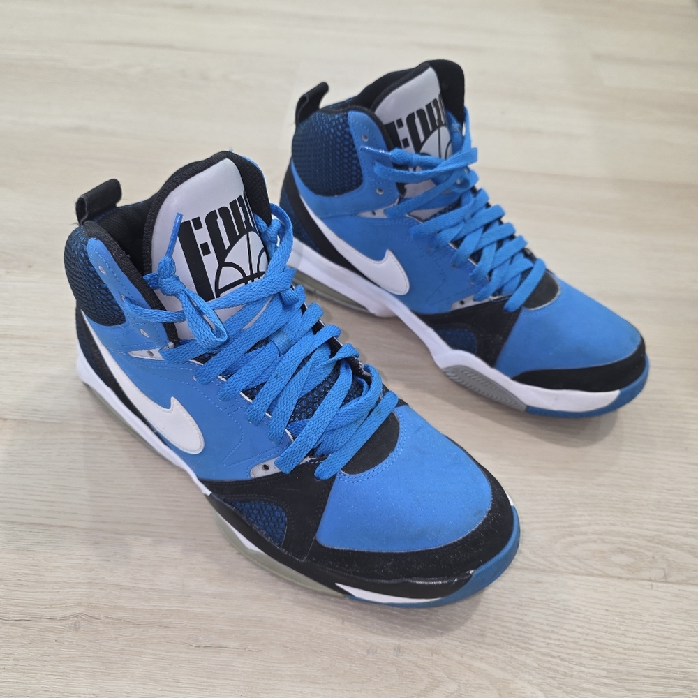 Nike‎ Ultra Photo Blue and Black Dunk High-Top Sneakers Shoes Men Size 10.5